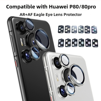 Huawei Pura80Pro Galinio vaizdo kameros objektyvo apsauginis filmas - grūdintas stiklas, AR anti-reflekcija, anti pirštų atspaudų, atsparus kritimams, HD