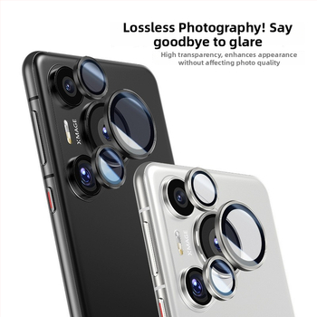 Huawei Pura80Pro Galinio vaizdo kameros objektyvo apsauginis filmas - grūdintas stiklas, AR anti-reflekcija, anti pirštų atspaudų, atsparus kritimams, HD