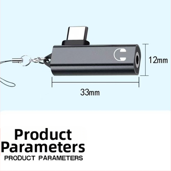 Type-C garso adapteris suderintas su iPhone 15, Huawei, Xiaomi ir OnePlus – garso išvestis, čip Zhongke Lanxun