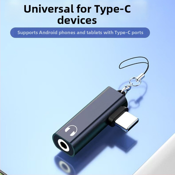 Type-C garso adapteris suderintas su iPhone 15, Huawei, Xiaomi ir OnePlus – garso išvestis, čip Zhongke Lanxun