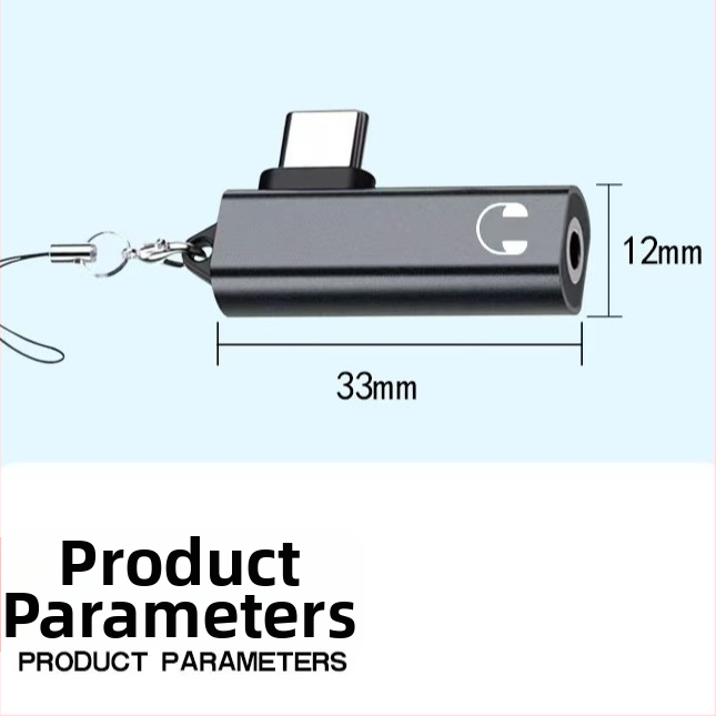 Type-C garso adapteris suderintas su iPhone 15, Huawei, Xiaomi ir OnePlus – garso išvestis, čip Zhongke Lanxun