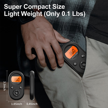 SYJ003 kišeninis mini radijas, skaitmeninis ekranas, stereo gars, skaitmeninis dažnio reguliavimas, vienos juostos