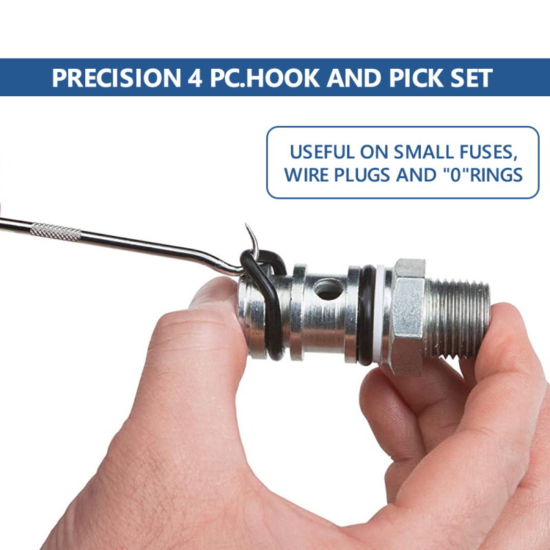 10 kabliukų komplektas automobilių remontui - anglies plienas