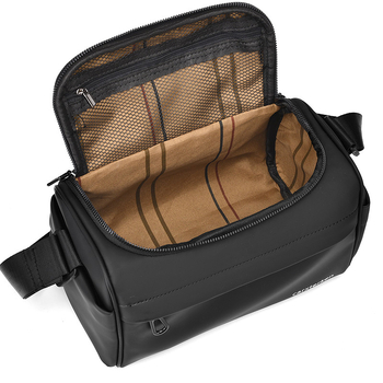 Unisex kelioninė kosmetinė su crossbody dizainu, PU medžiaga, talpa iki 20 L, atspari vandeniui, dėvėjimui atspari