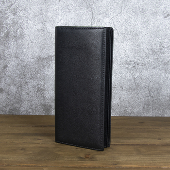 Vyrų odinė piniginė - vertikalus dizainas, pirmojo sluoksnio karvės odos, ultra lengvas, atsparus dėvėjimuisi, keli kortelių skyreliai, miesto paprastumas