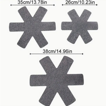 Filco puodų kilimėliai, 12 vnt. komplektas, netaisyklingos formos, neslidu, šilumos izoliacija