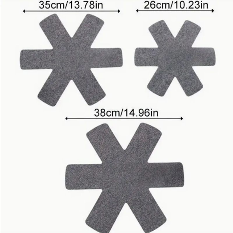 Filco puodų kilimėliai, 12 vnt. komplektas, netaisyklingos formos, neslidu, šilumos izoliacija