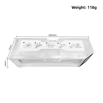 Dulkių rinkimo dėžutė Roborock P10, namų naudojimui, 101–150 m²