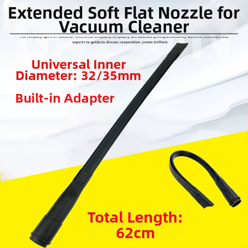 Thought dulkių siurbimo priedas – plokščias antgalis, plastikas, namų naudojimui, suderinamas su išplėstu mažuoju plokščiu antgaliu