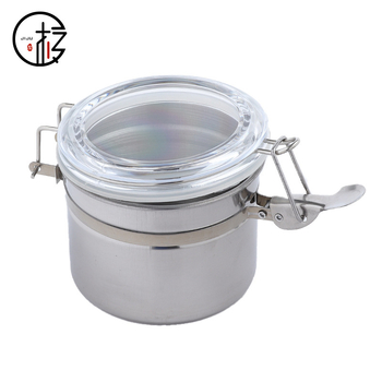 Extreme Gathering Кръгла кутия от неръждаема стомана за поддържане свежестта, капацитет под 300 мл