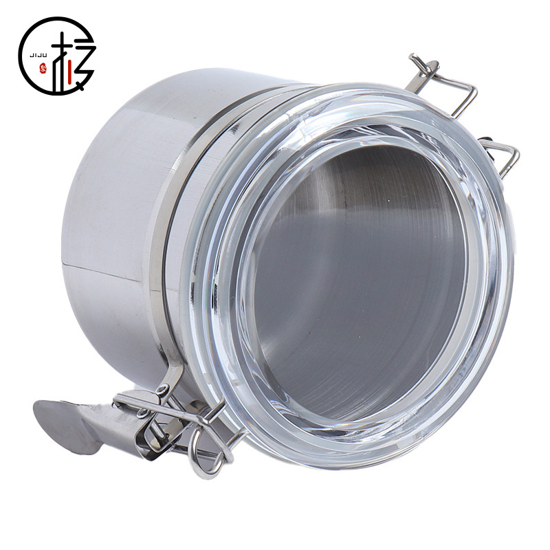 Extreme Gathering Кръгла кутия от неръждаема стомана за поддържане свежестта, капацитет под 300 мл