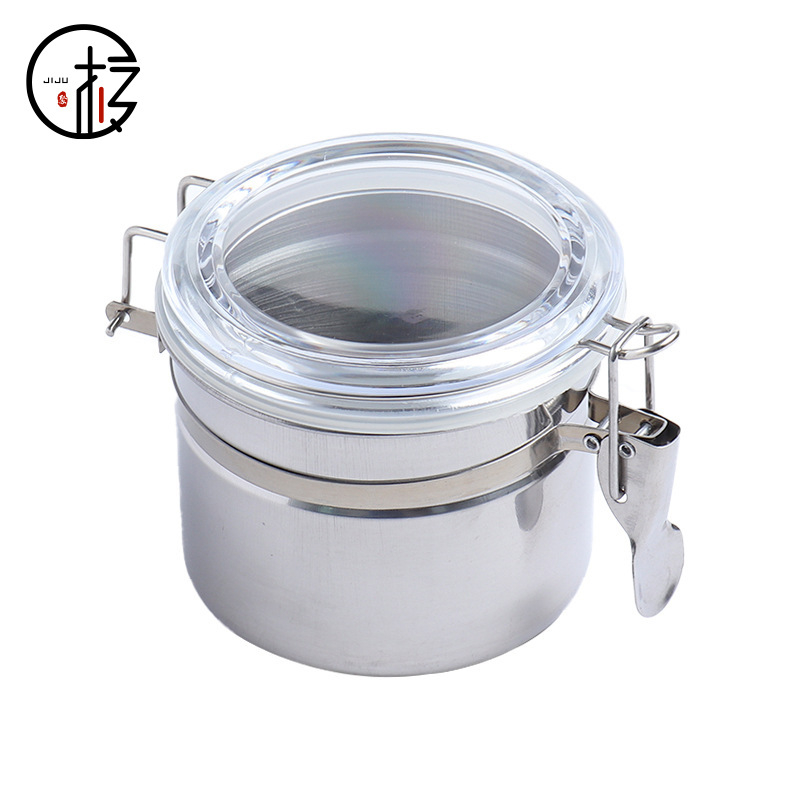 Extreme Gathering Кръгла кутия от неръждаема стомана за поддържане свежестта, капацитет под 300 мл