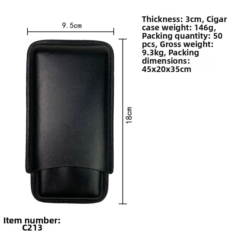 Xintu Cigarų Humidor Odinis Dėklas – Saugojimo ir Apsaugos Dėklas, Paprastas Stilius, Cortical Medžiaga, Rankų Darbo, Pritaikomas