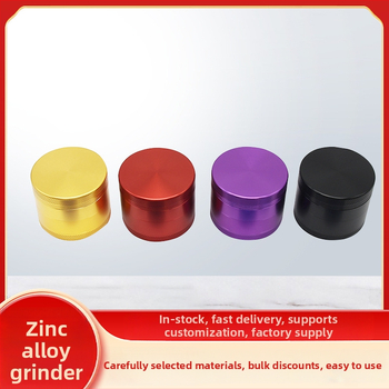 Ühekordselt kasutatav tsingi sulamiga sigarettide jahvataja, läikiv lame korpus, neli taset, logotüübi trükk