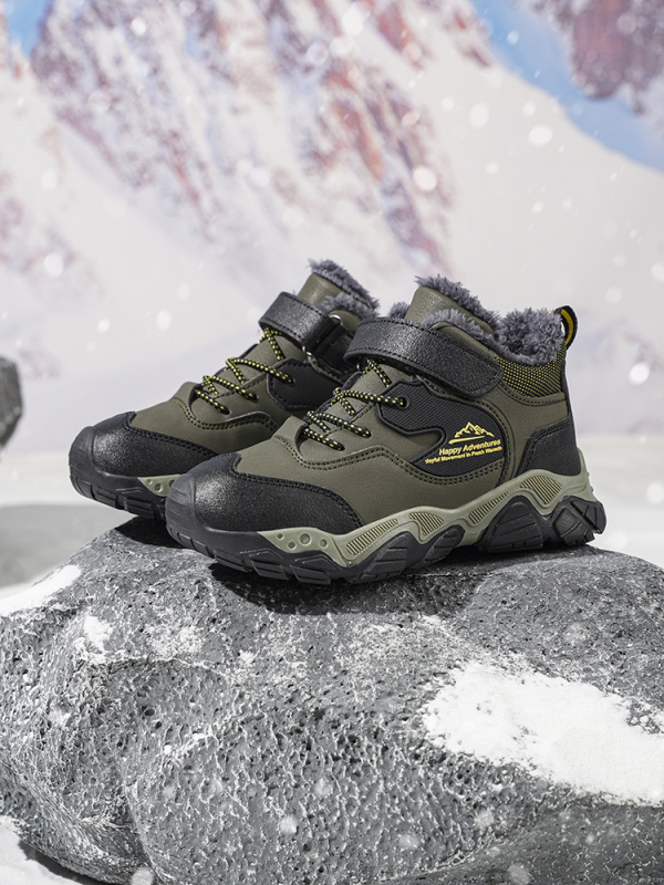 Vaikų žieminiai batai, dirbtinė oda, sportinio stiliaus, amžiaus grupė 4–16 metų