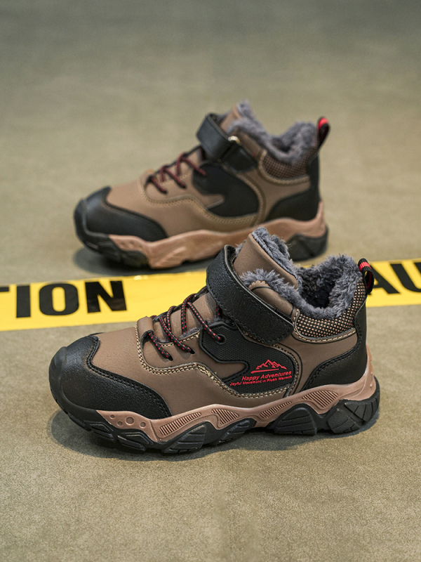 Vaikų žieminiai batai, dirbtinė oda, sportinio stiliaus, amžiaus grupė 4–16 metų