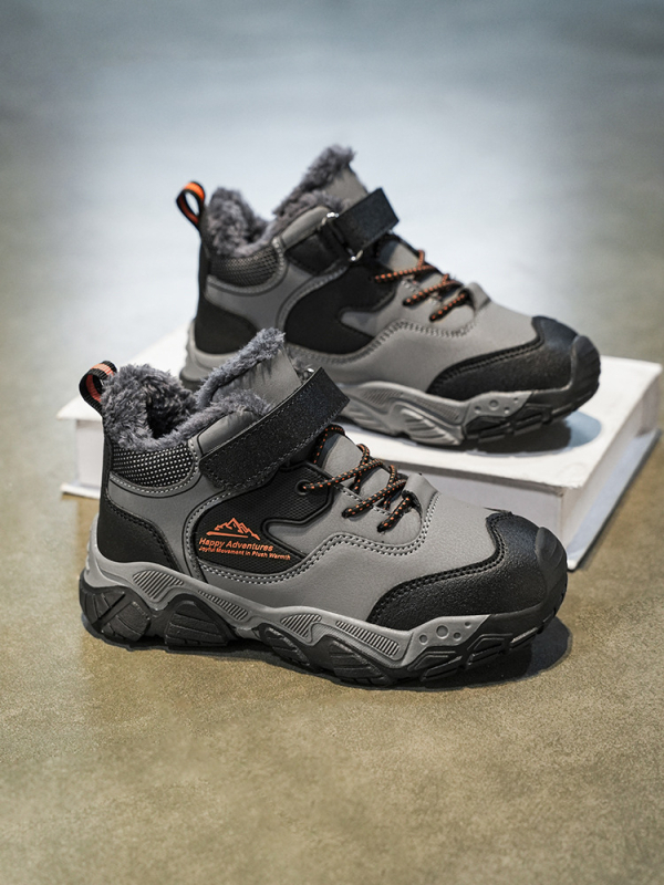 Vaikų žieminiai batai, dirbtinė oda, sportinio stiliaus, amžiaus grupė 4–16 metų