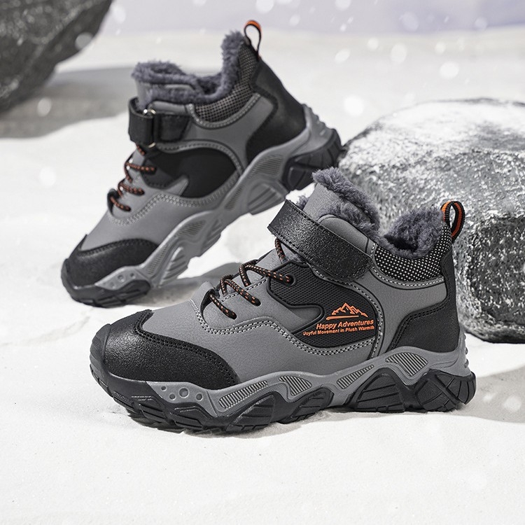 Vaikų žieminiai batai, dirbtinė oda, sportinio stiliaus, amžiaus grupė 4–16 metų