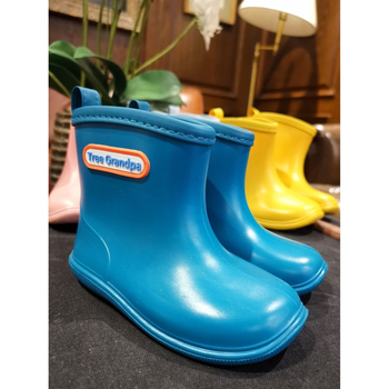 Vaikų lietaus batai su žemu krašteliu ir PU viršutine dalimi, skirti 1–3 metų vaikams