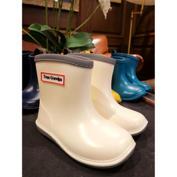 Vaikų lietaus batai su žemu krašteliu ir PU viršutine dalimi, skirti 1–3 metų vaikams