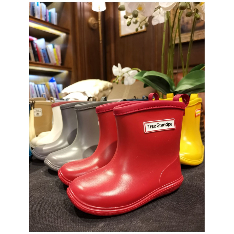 Vaikų lietaus batai su žemu krašteliu ir PU viršutine dalimi, skirti 1–3 metų vaikams