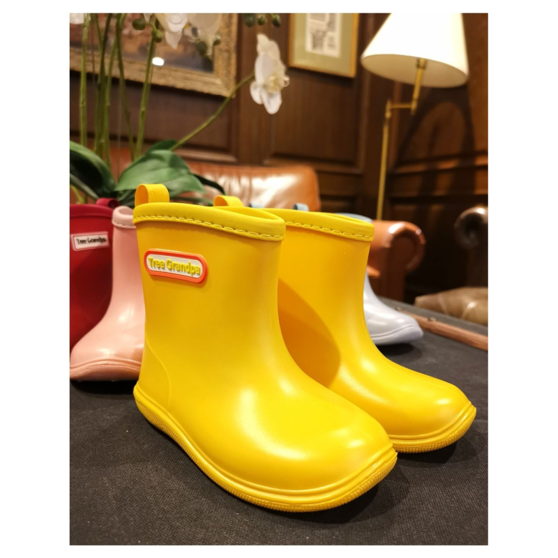 Vaikų lietaus batai su žemu krašteliu ir PU viršutine dalimi, skirti 1–3 metų vaikams