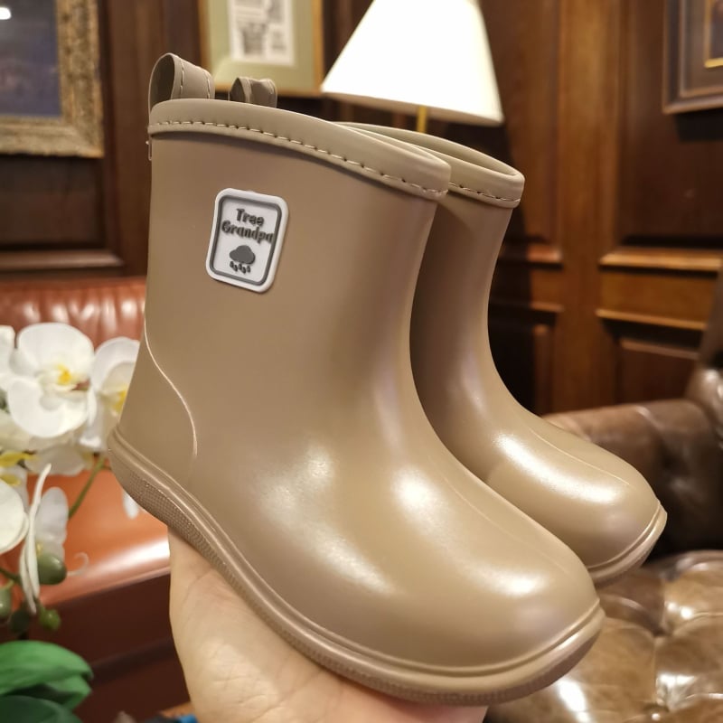 Vaikų lietaus batai su žemu krašteliu ir PU viršutine dalimi, skirti 1–3 metų vaikams