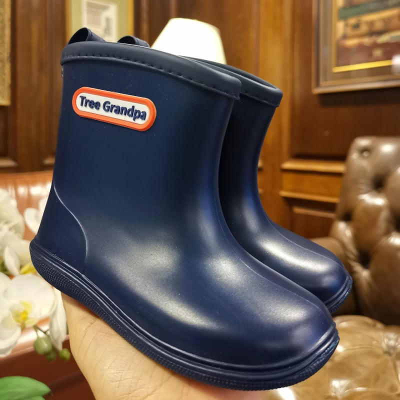 Vaikų lietaus batai su žemu krašteliu ir PU viršutine dalimi, skirti 1–3 metų vaikams