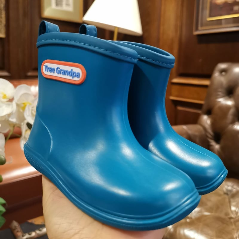 Vaikų lietaus batai su žemu krašteliu ir PU viršutine dalimi, skirti 1–3 metų vaikams