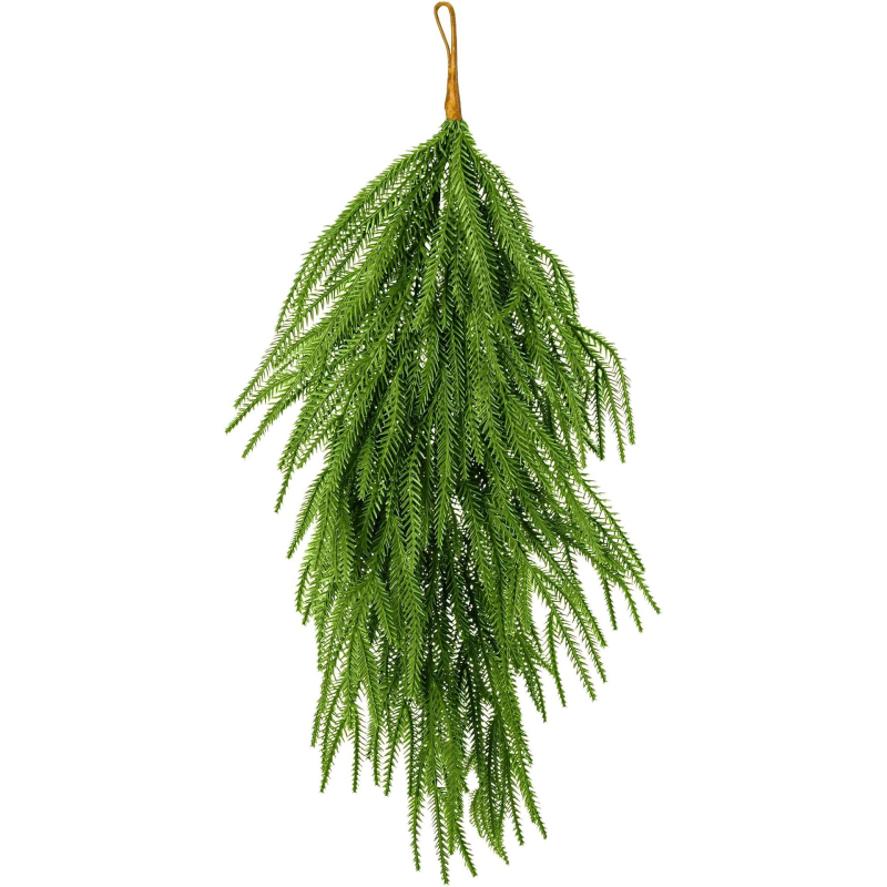 Κρεμαστό διακοσμητικό φυτό τοίχου από ράταν, τεχνητό φυτό • Μάρκα Red garden • Κωδικός Hzy-116 • Σειρά Rattan • Υλικό: πλαστικό λουλούδι