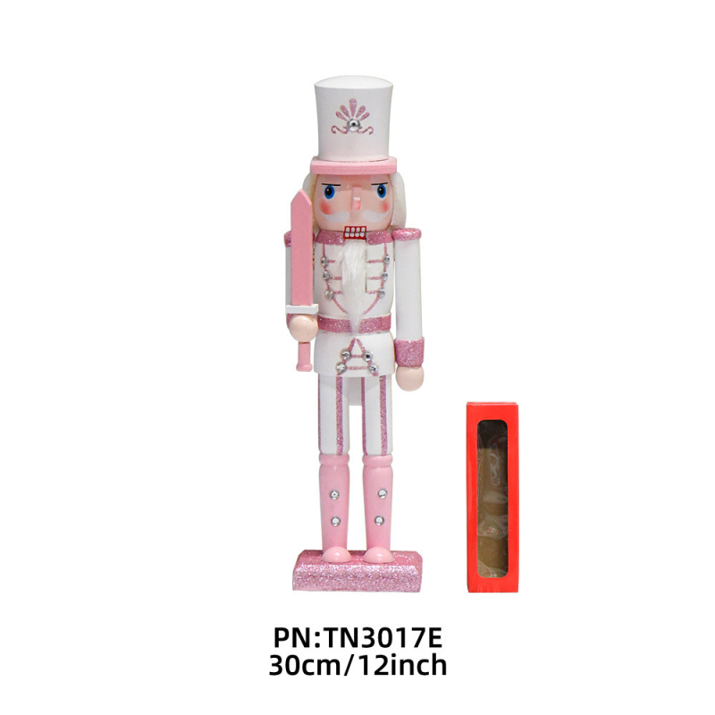 Nutcracker figūra - Europos stilius, medinė dekoracija Kalėdoms, šventės dovana