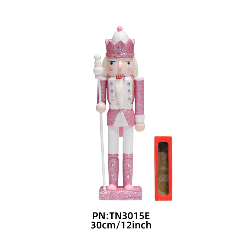 Nutcracker figūra - Europos stilius, medinė dekoracija Kalėdoms, šventės dovana
