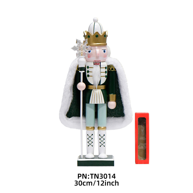 Nutcracker figūra - Europos stilius, medinė dekoracija Kalėdoms, šventės dovana