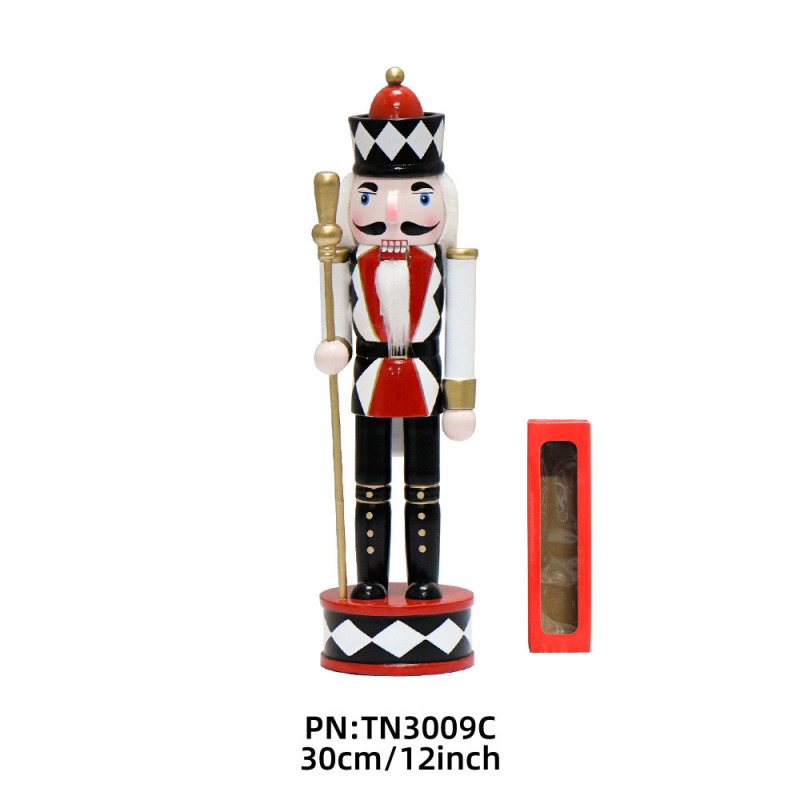 Nutcracker figūra - Europos stilius, medinė dekoracija Kalėdoms, šventės dovana
