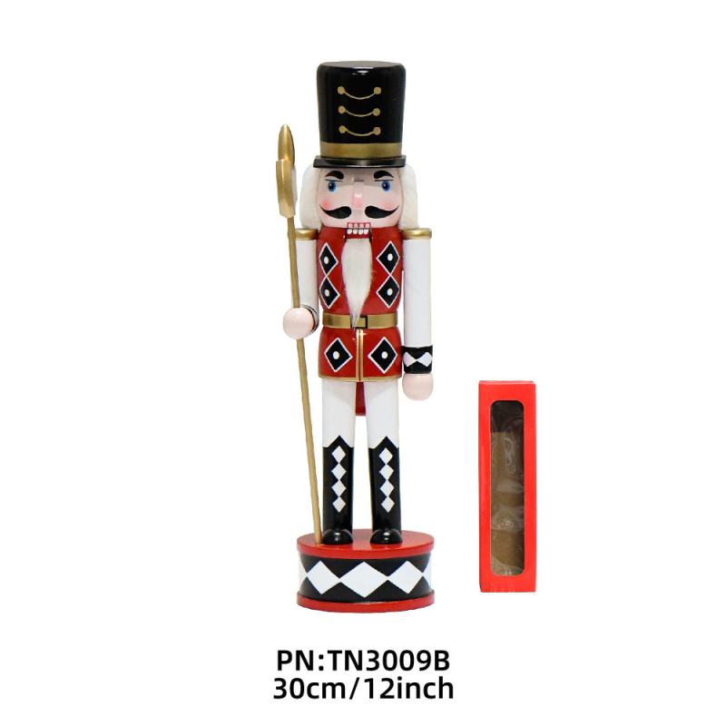 Nutcracker figūra - Europos stilius, medinė dekoracija Kalėdoms, šventės dovana