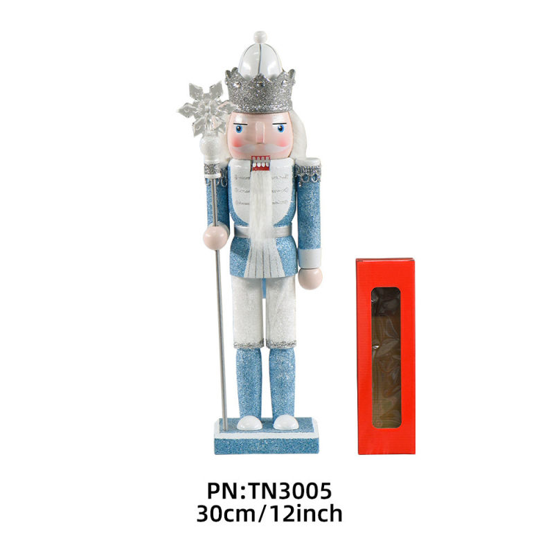 Nutcracker figūra - Europos stilius, medinė dekoracija Kalėdoms, šventės dovana