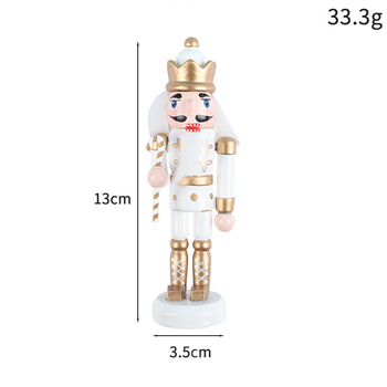 Medinis Nutcracker pakabukas – Kalėdinė dekoracija