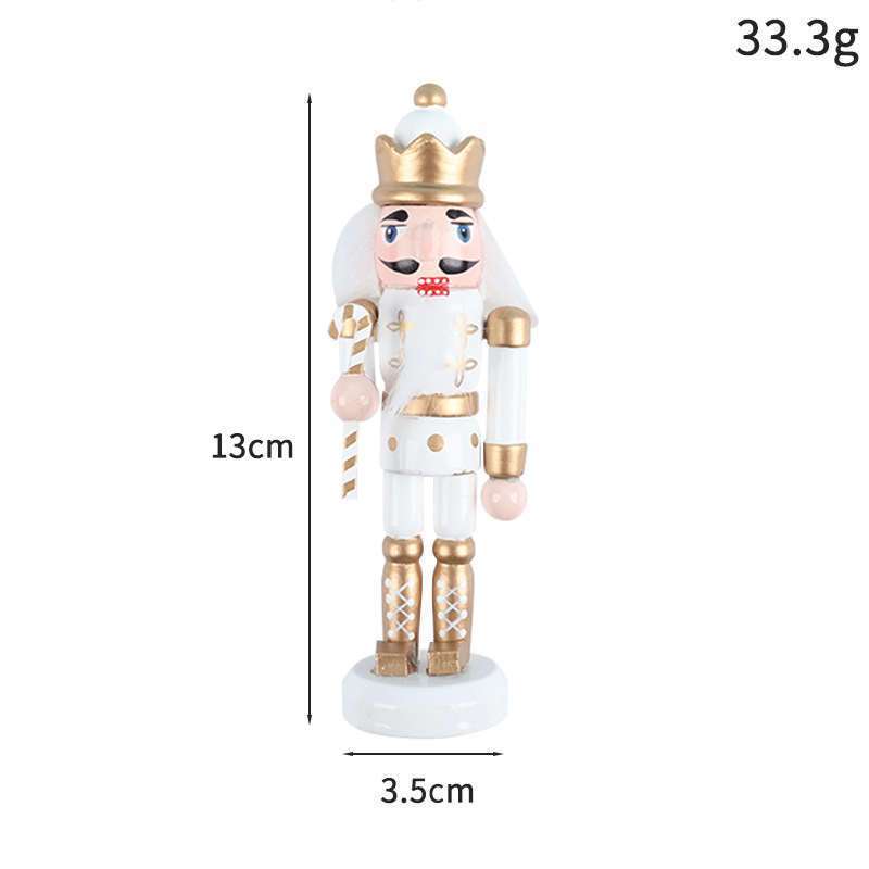 Medinis Nutcracker pakabukas – Kalėdinė dekoracija