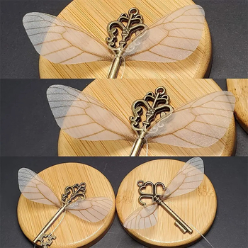 Set nakita od brončanog ključa s dragonfly privjeskom