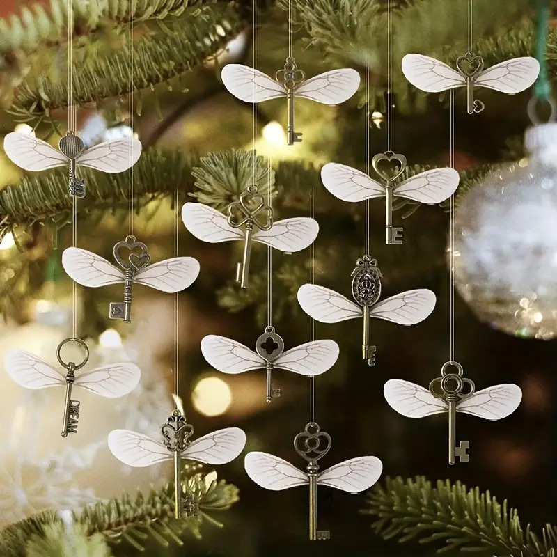 Set nakita od brončanog ključa s dragonfly privjeskom