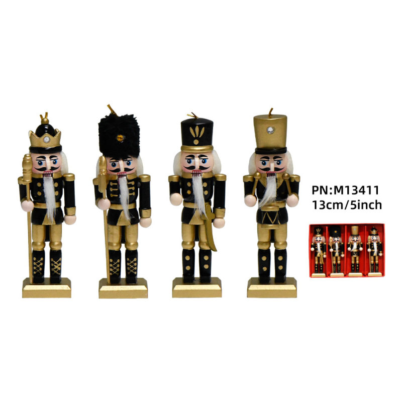 Nutcracker Nordic Soldier – дървена декорация Schima Superba за домашна украса, подарък за сватба, рожден ден, завършване, нов дом