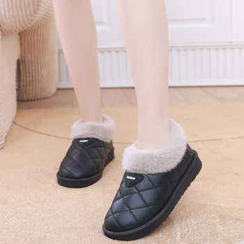 Ženske zimske tenisice s fleece iznutra, niski vrh, gumeni potplat, umjetni PU gornji dio, jednostavno obuvanje