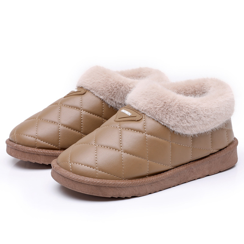 Ženske zimske tenisice s fleece iznutra, niski vrh, gumeni potplat, umjetni PU gornji dio, jednostavno obuvanje