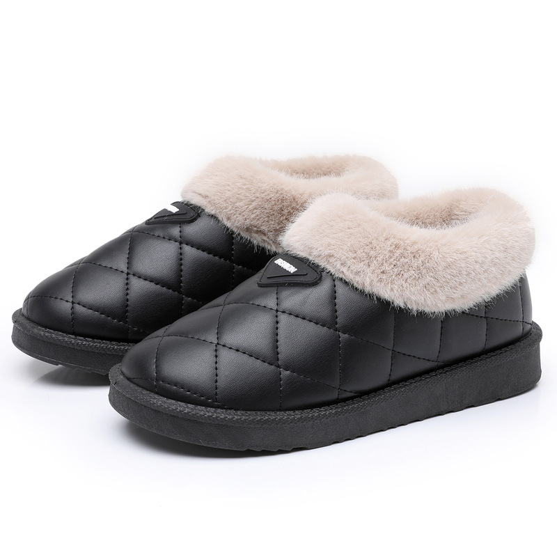 Ženske zimske tenisice s fleece iznutra, niski vrh, gumeni potplat, umjetni PU gornji dio, jednostavno obuvanje