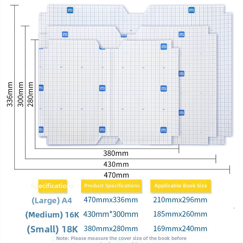 Deli caurspīdīga pašlīmējoša grāmatas vāka plēve, grāmatas aizsardzības plēve, nav importēts, nav dāvana, bez IP atļaujas