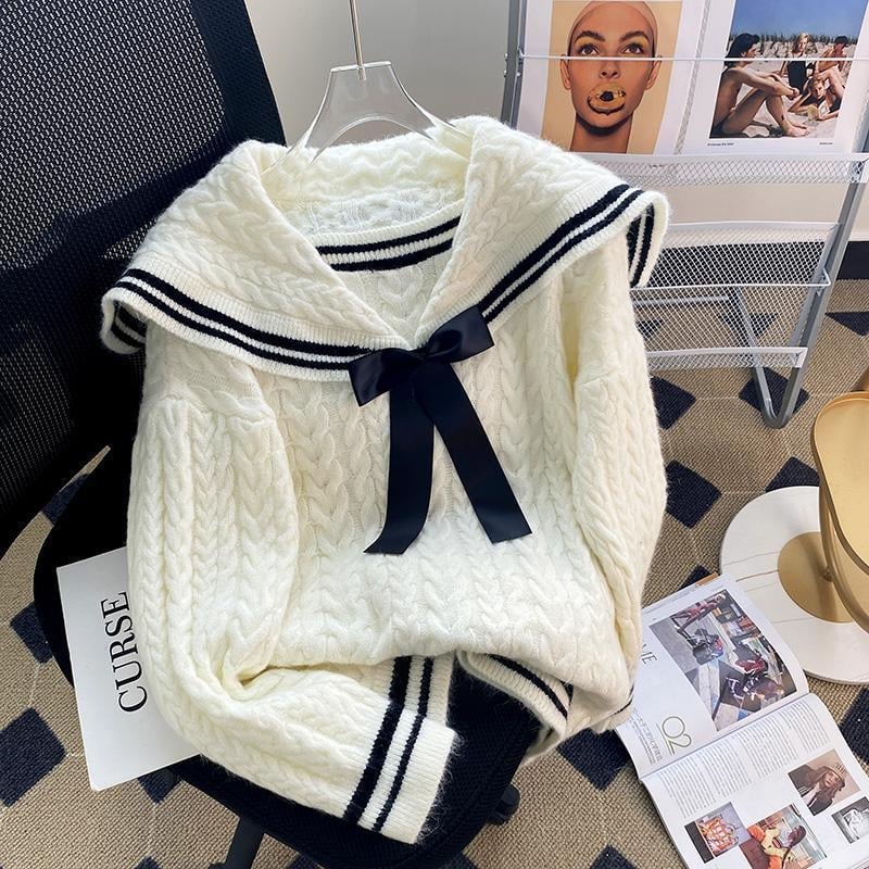 Pulover dama cu panglică și design răsucit, poliester 90–95%, stil urban, primăvara 2023