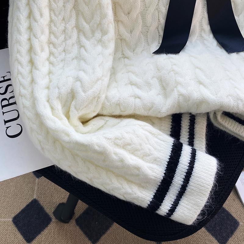 Pulover dama cu panglică și design răsucit, poliester 90–95%, stil urban, primăvara 2023