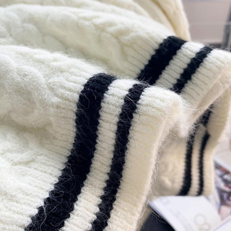 Pulover dama cu panglică și design răsucit, poliester 90–95%, stil urban, primăvara 2023