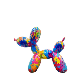 Xiangsheng Ornament din rășină – Câine balon, stil desen animat; Meșteșuguri din rășină; Cadou pentru ziua de naștere, absolvire sau inaugurarea noii case