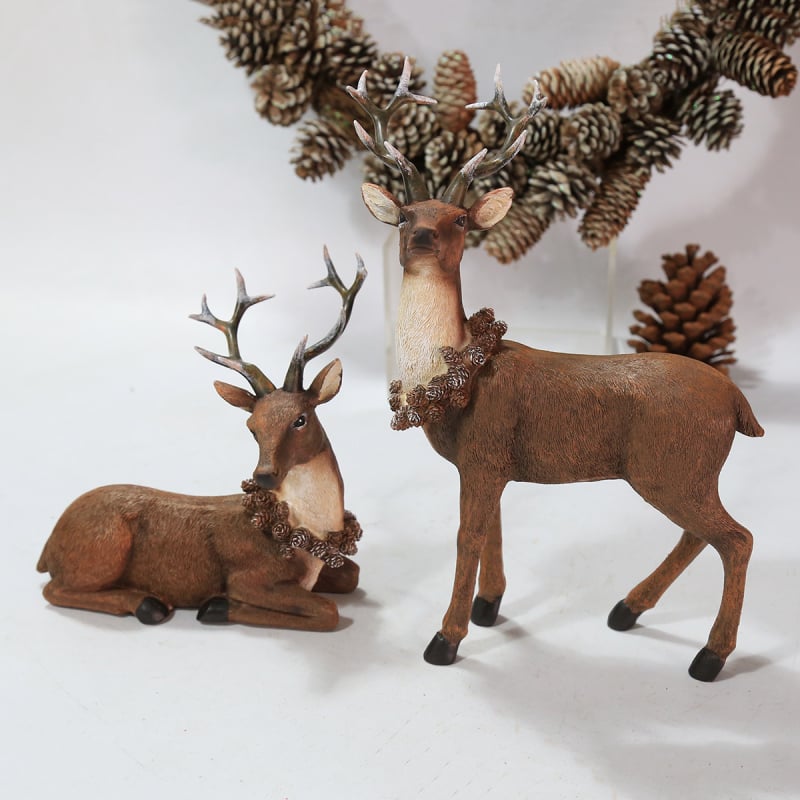 Smart Art figurină de birou din rășină sintetică, stil european, decor animal pentru casă, cadou pentru casă nouă sau Crăciun